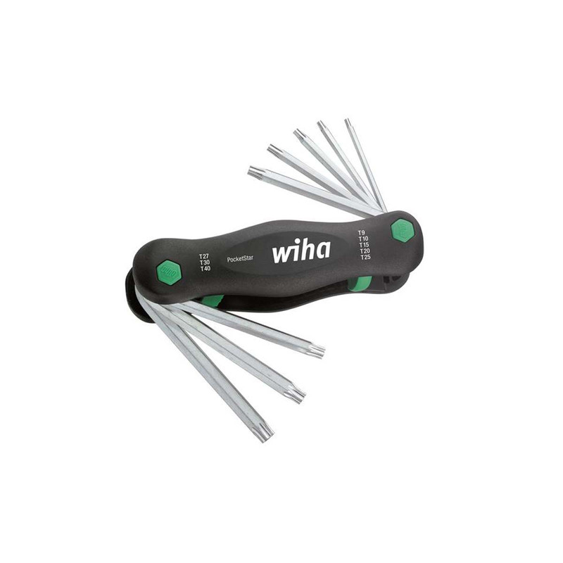 Wiha 23049 PocketStar TORX® Key Set, 8 Piece