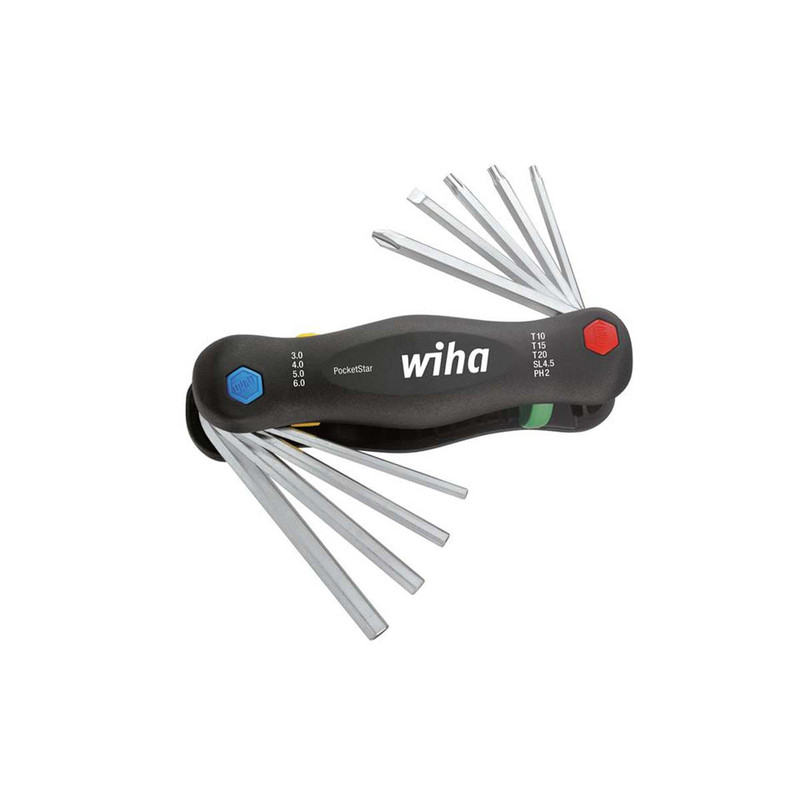 Wiha 25293 PocketStar Multi Key Set, 9 Piece