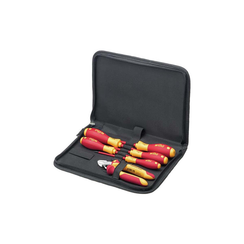 Wiha 33969 electrician Tool Set, 6 Piece