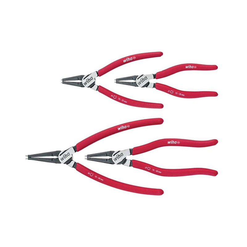 Wiha 34708 MagicTips® Classic Circlip Pliers Set, 4 Piece
