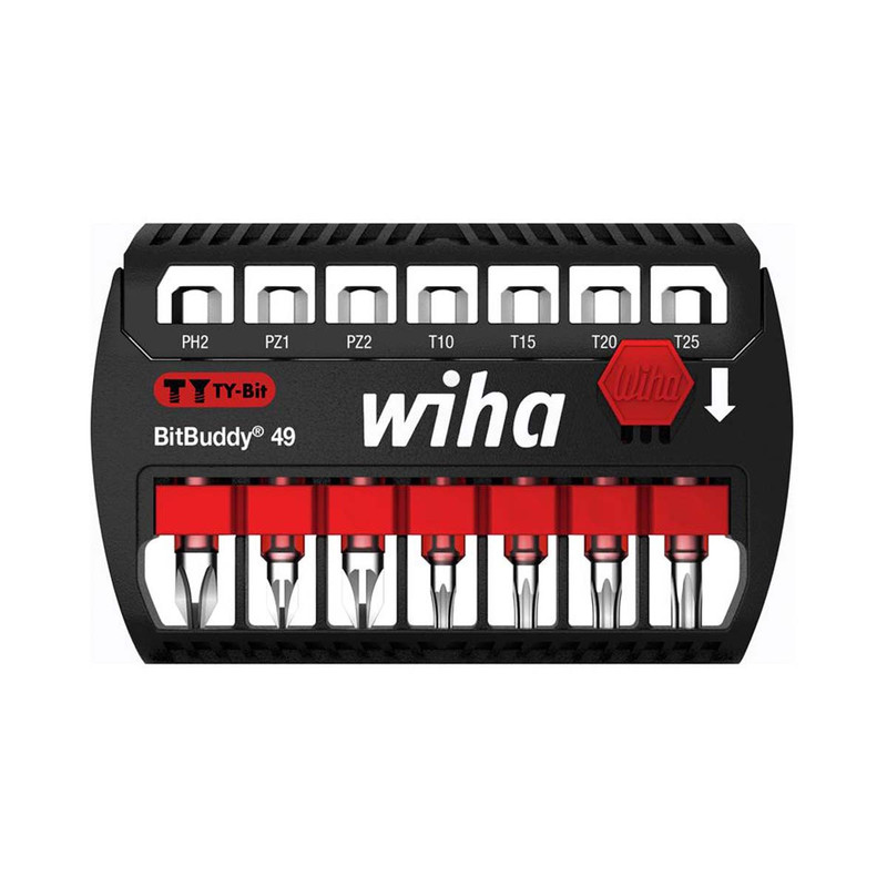 Wiha 42117 BitBuddy® TY Bit Set, 7 Piece
