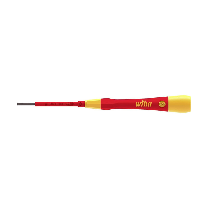 Wiha 42376 PicoFinish® Slotted Fine electric Screwdriver 2.5 x 65mm