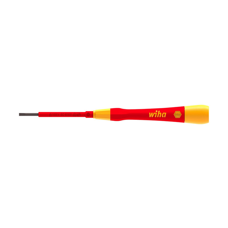 Wiha 42471 PicoFinish® Slotted Fine electric Screwdriver 3.5 x 65mm