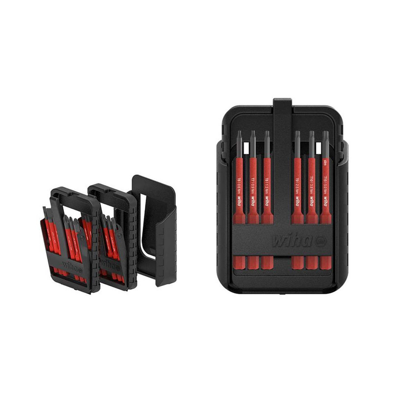 Wiha 43161 slimBit electric TORX®/TORX PLUS® Bit Set, 15 Piece