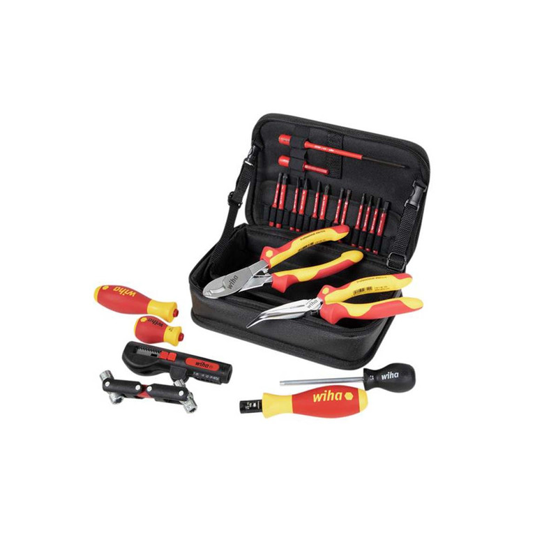 Wiha 45289 Wall Box Installation Tool Set, 22 Piece