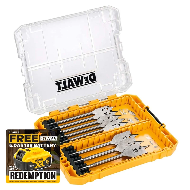 DeWalt DT70750 Flat Drill Bit Set 8pcs