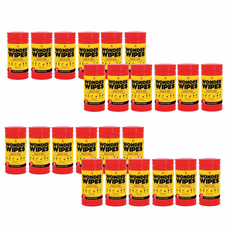 Sika® Multi Use Wonder Wipes (Tub of 100) - 24 Tubs