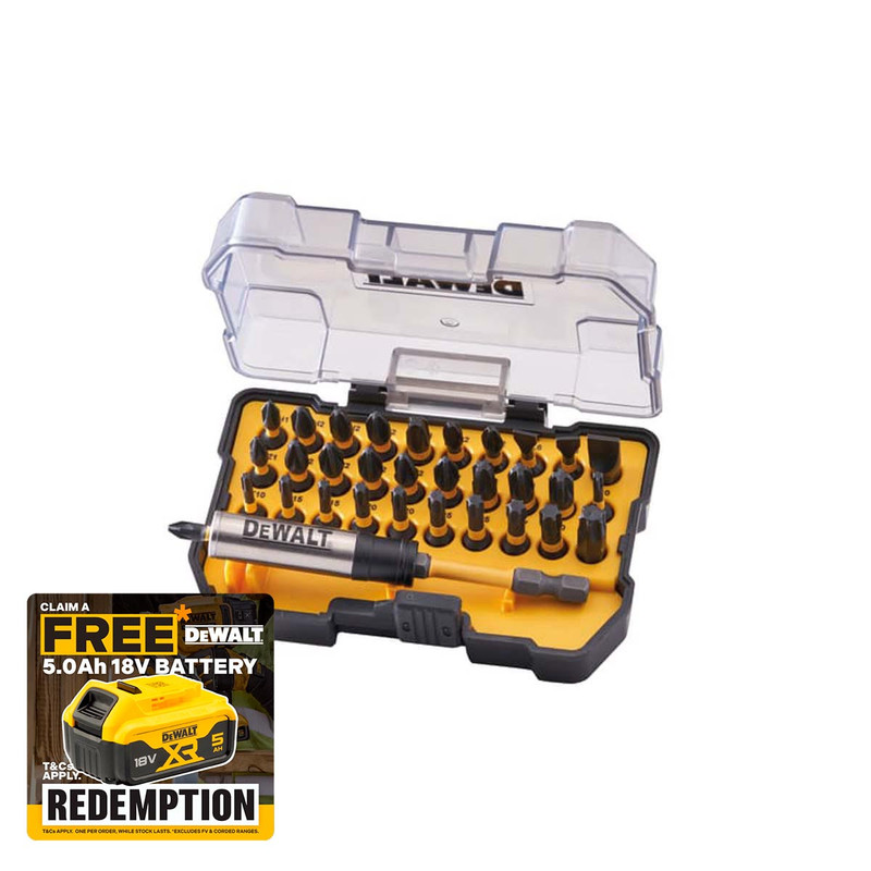 Dewalt XMS23FTORQ32 32 Piece FlexTorq Impact Bit Set