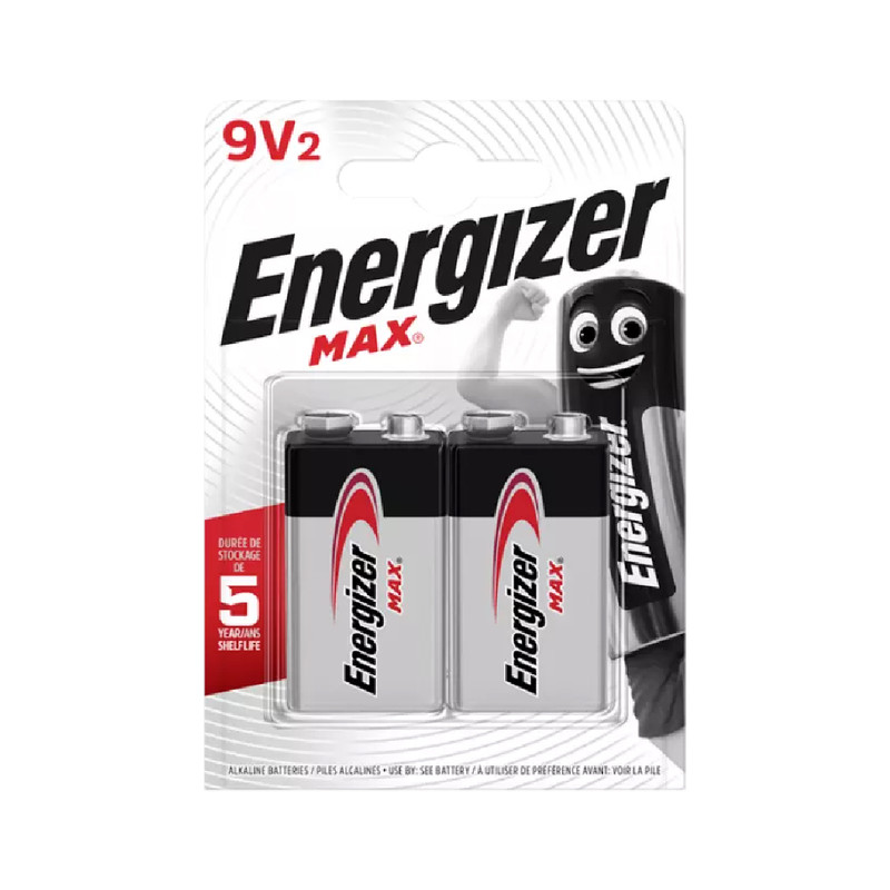 Energizer S15280 MAX® 9V Alkaline Batteries (2 Pack) Energizer S15280 MAX® 9V Alkaline Batteries (2 Pack) 