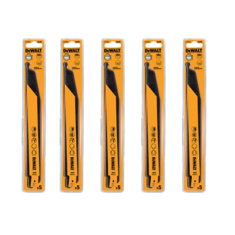 DeWalt DT2353-QZ Bi-Metal Reciprocating Saw Blades 203mm x 14 TPI