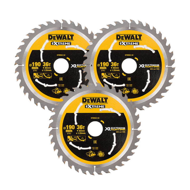 DeWalt DT99563-QZ XR Circular Saw Blade 190 x 30mm 36T