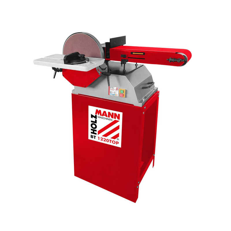 Holzmann BT1220TOP 750W 254mm Belt and Disc Sander with Floor Stand 230V