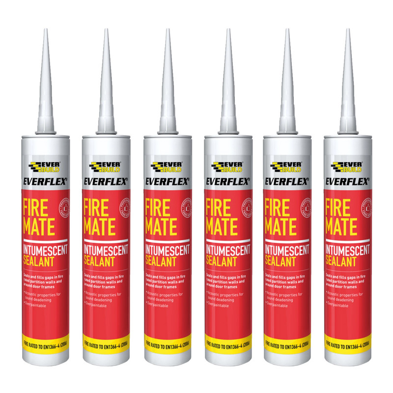 Everbuild Fire Mate Intumescent Sealant Grey 295ml
