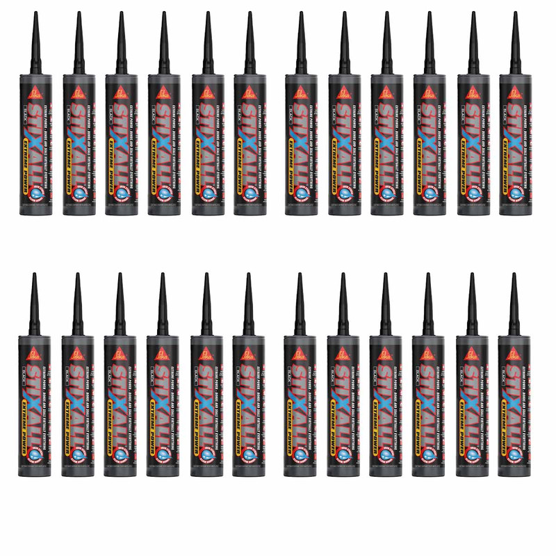 Sika® Stixall® Extreme Power Cartridge 290ml (Black) - 24 Pack