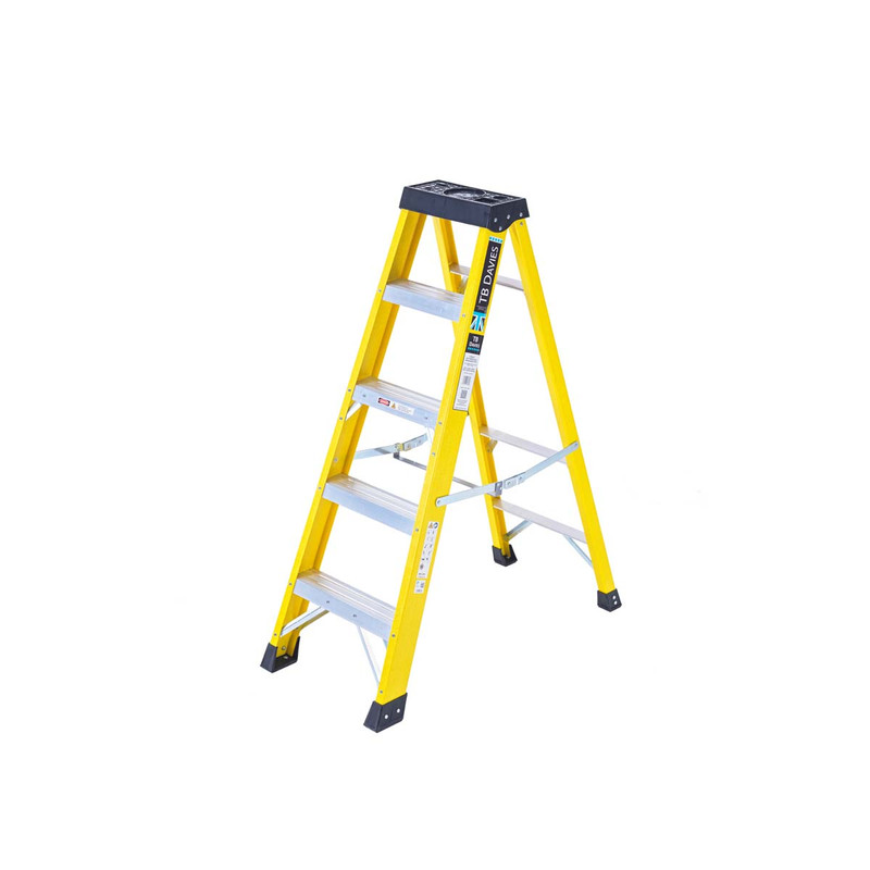 TB Davies 5 Tread INSUL8-S Fibreglass Professional Swingback Step Ladder