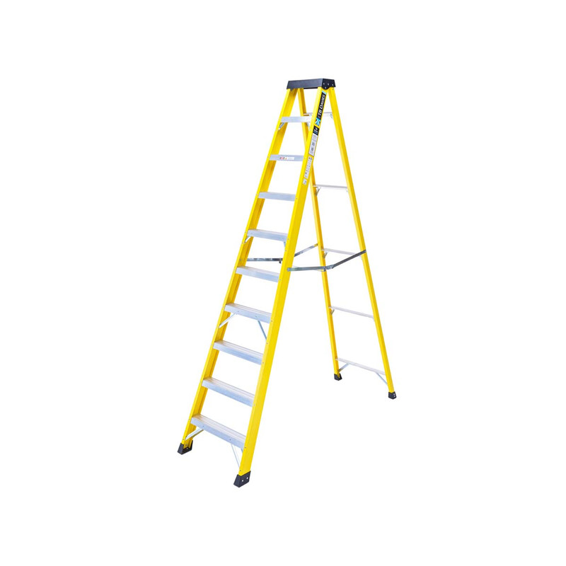 TB Davies 10 Tread INSUL8-S Fibreglass Professional Swingback Step Ladder