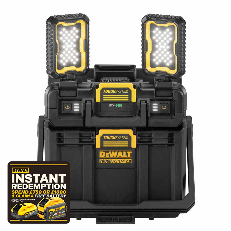 DeWalt DWST08061-1 TOUGHSYSTEM® 2.0 Adjustable Work Light with Storage