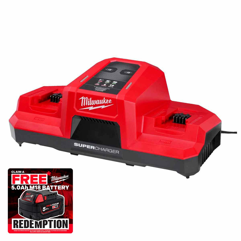 Milwaukee M18 DBSC 18V Dual Bay Super Charger