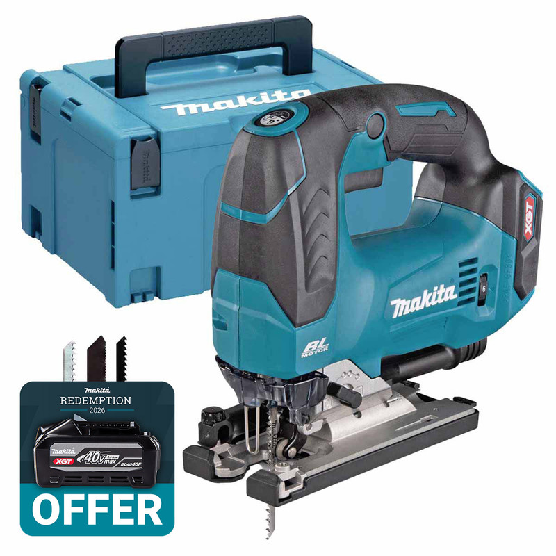 Makita JV002GZ01 40V Max XGT Brushless Jigsaw in a Makpac Case (Body Only)