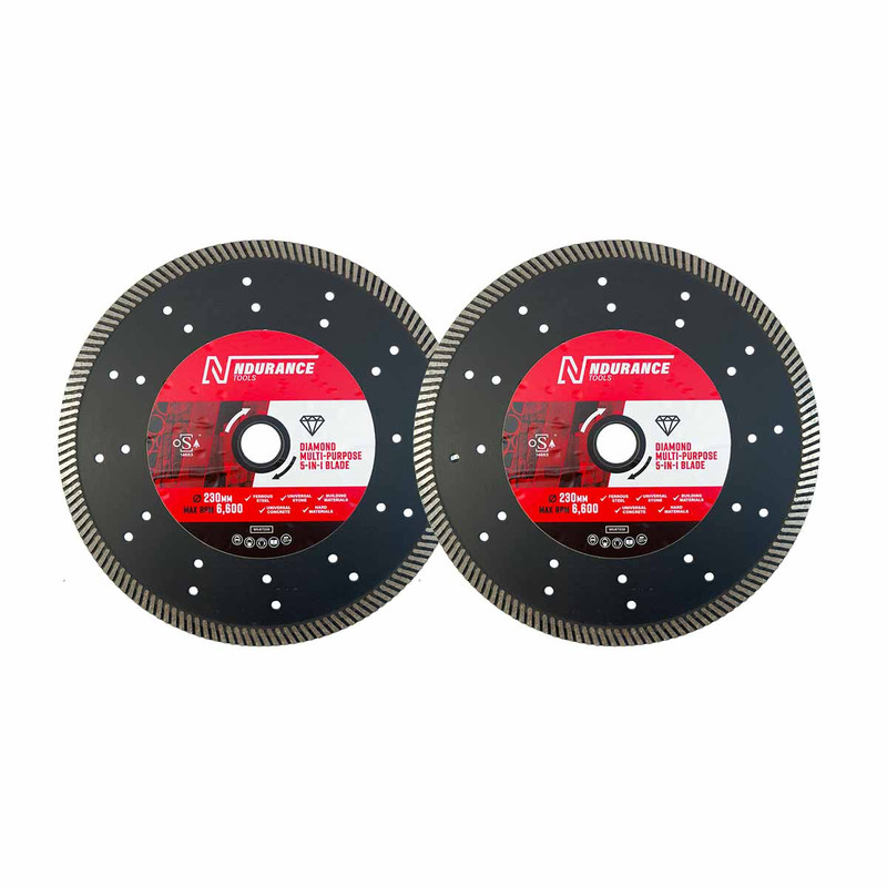 N-Durance M5JET230 5 in 1 Multi Purpose Diamond Blade (2 Pack)