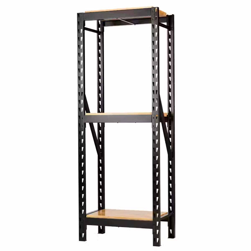 BUNKER® by Draper 27794 14 Pieces Modular 3 Tier Racking with Hardwood Shelving