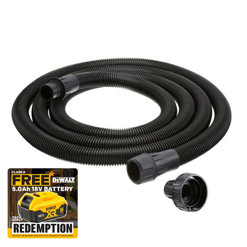 DeWalt DWV9316-XJ Antistatic Dust Extractor Hose 4M x 35mm