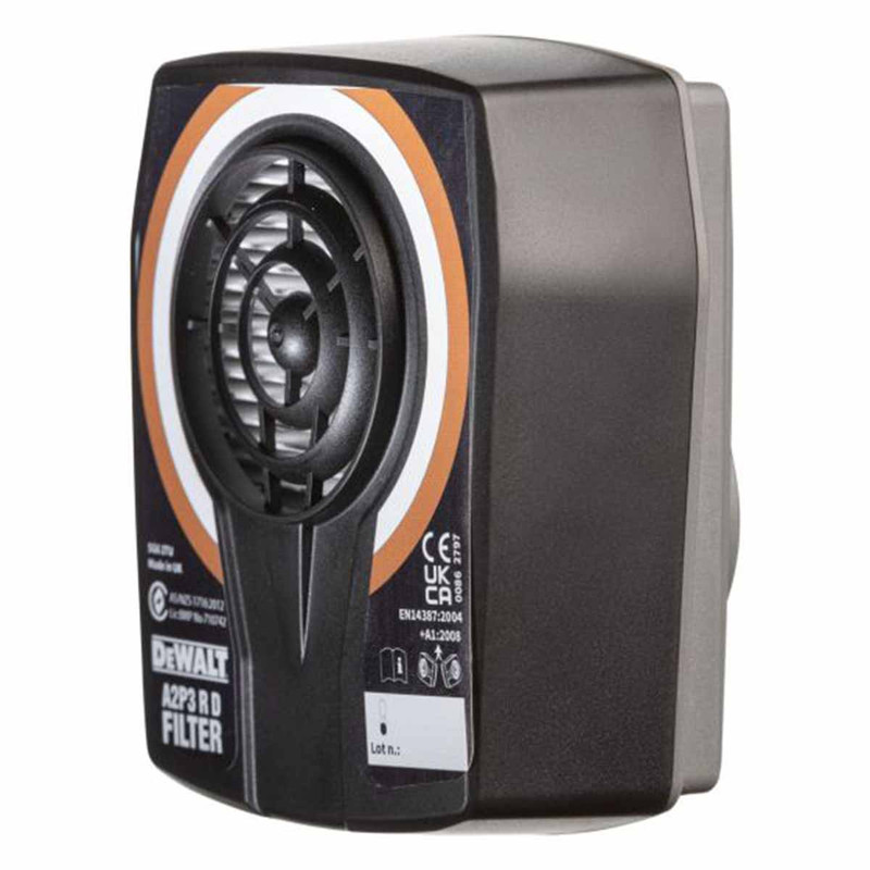 DeWalt DXIR1A1A2P3 A2P3 R D Combination Filters to Use with Face Masks (Pair)