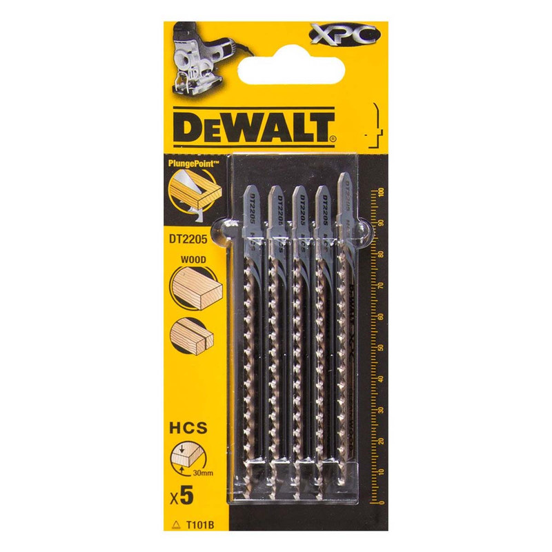 DeWalt DT2205-QZ T101B Extreme XPC Jigsaw Blade for Wood 100mm