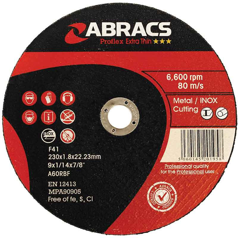 Abracs Proflex Extra Thin Cutting Disc 230mm x 1.8mm x 22mm