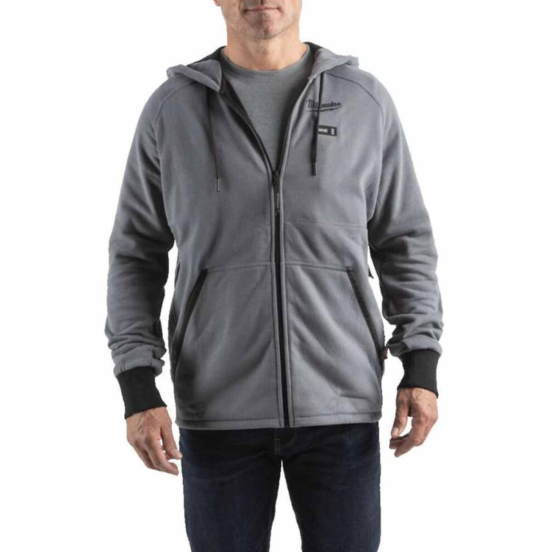 Milwaukee M12 HHGREY4-0 Grey Heated Hoodie (Size XL)