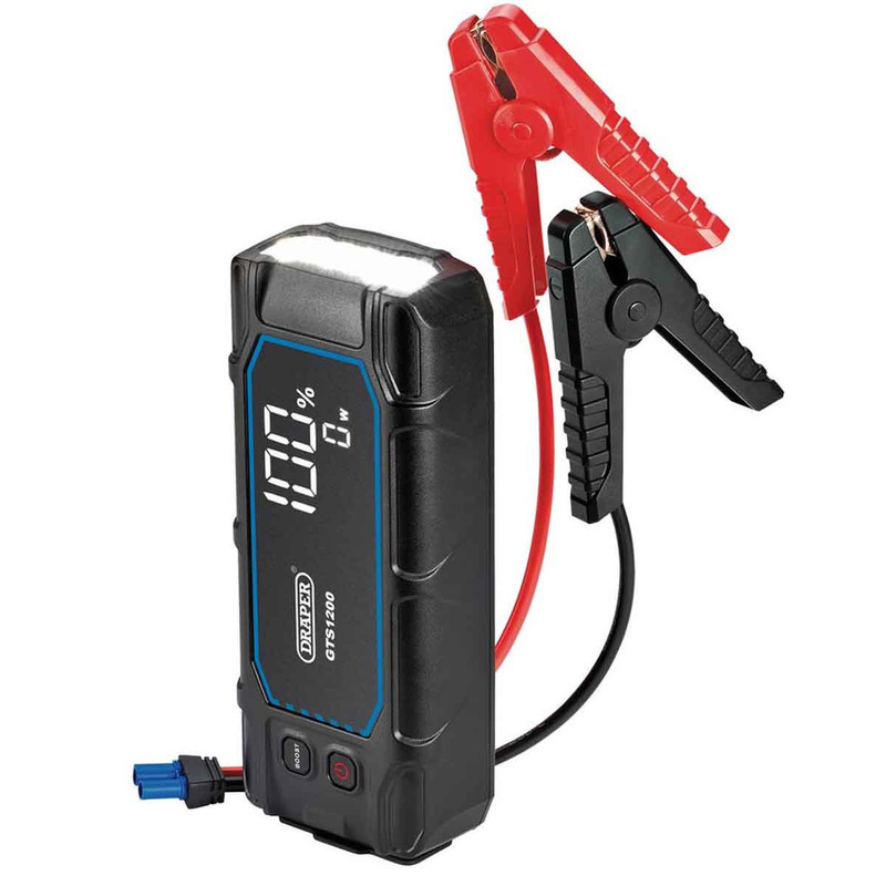 Draper 23728 12V 1200A Lithium Jump Starter with Digital Display