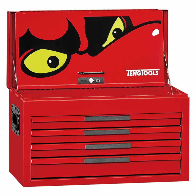 Teng TST26R4 26 PRO35™ Tool Chest with 4 Drawers Red