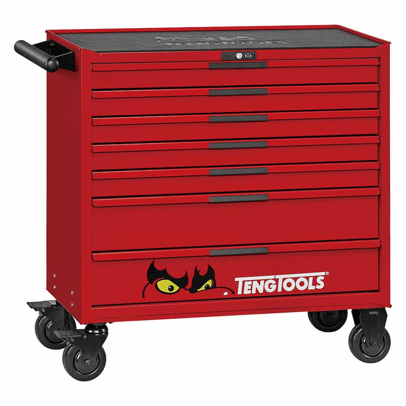 Teng TSW37R7 37 PRO35™ Roller Cabinet 7 Drawers Red