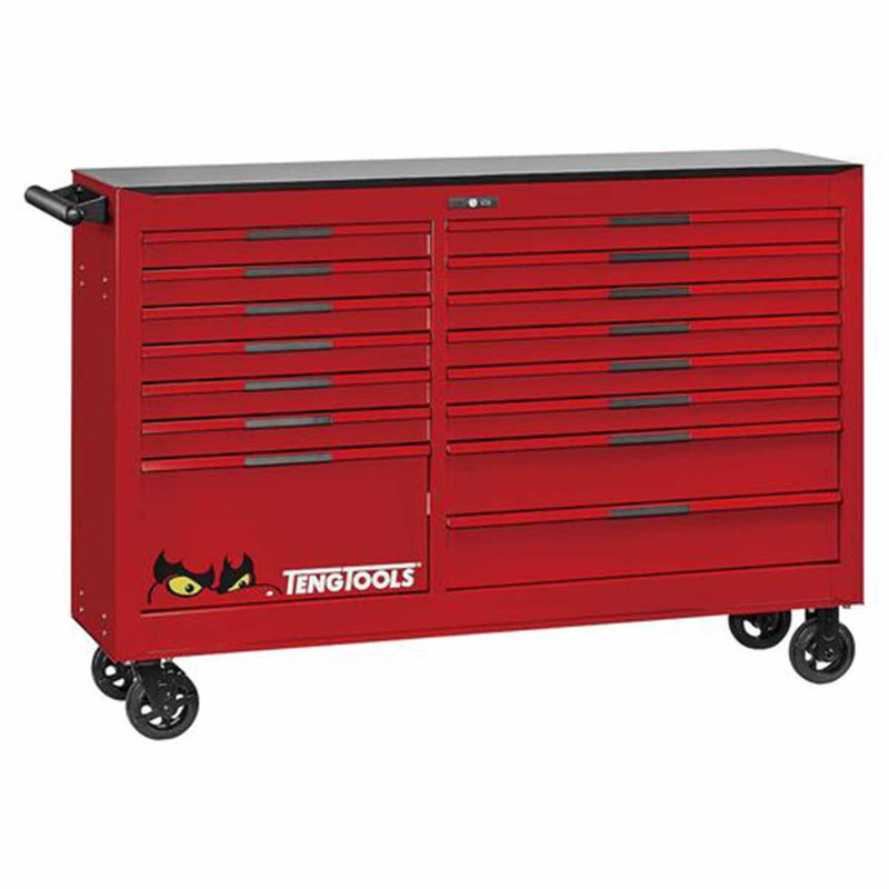 Teng TSW64R15 64 PRO35™ Roller Cabinet 15 Drawers Red