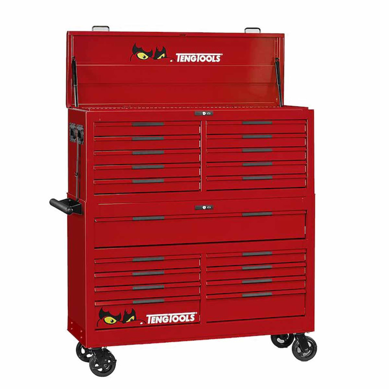Teng TSS53R19 53 PRO35™ Stack Tool Storage 19 Drawers Red