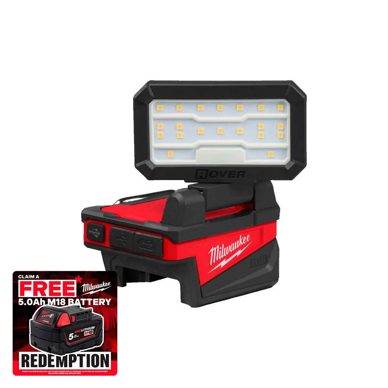 Milwaukee M18 ALIS-0 18V USB Area Boom Light 1000 Lumens