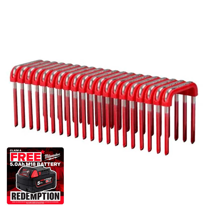 Milwaukee 4932479628 P600 Electrical Staples 25mm (600 Pack)