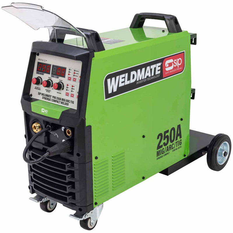 SIP 05752 WELDMATE PRO 250A MIG/ARC/TIG Synergic Compact Welder 230V