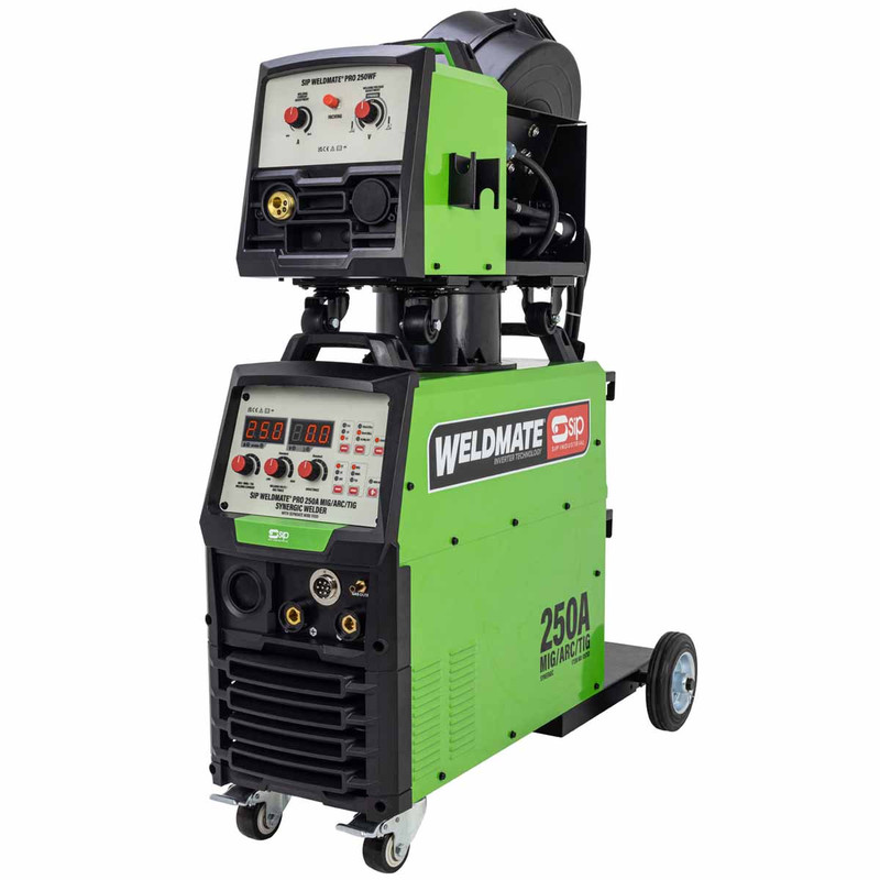 SIP 05753 WELDMATE PRO 250A MIG/ARC/TIG Synergic Welder 230V with Separate Wire Feed