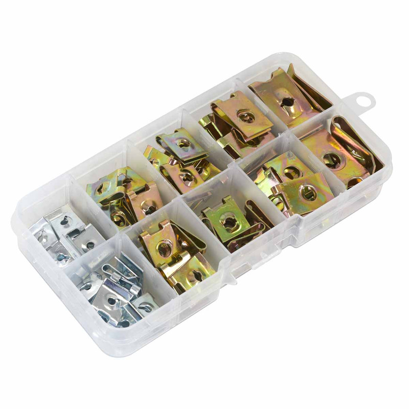 Sealey AB074SN Spire Nut Assortment (74 Pieces)