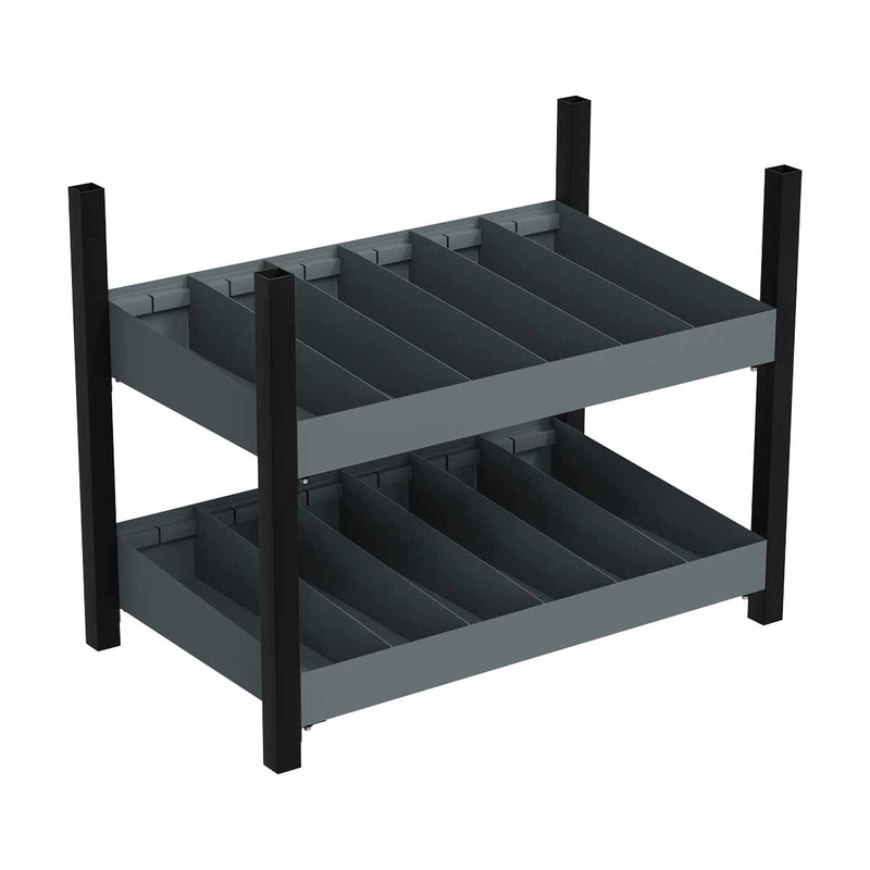 Sealey APMRM4 Modular Racking Mid Unit 2 Compartment Shelve 580mm