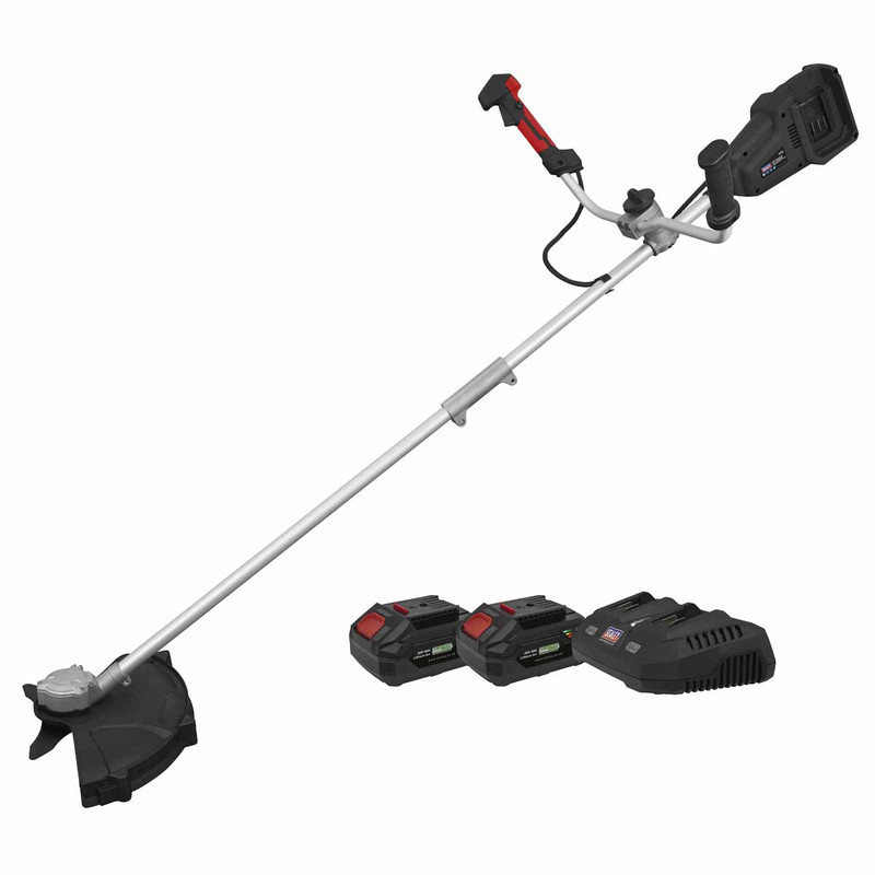Sealey CP40VBCKIT SV20 Series 40V 35cm Brush Cutter & Strimmer Kit with 2x 4Ah Batteries