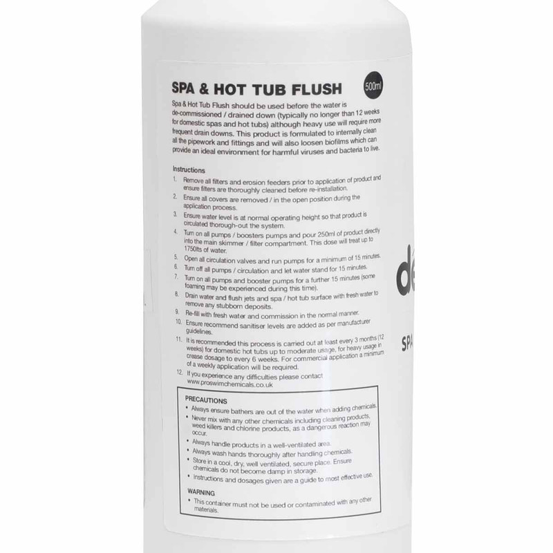 Dellonda DL60  Hot Tub/Spa Flush Cleaner 500ml