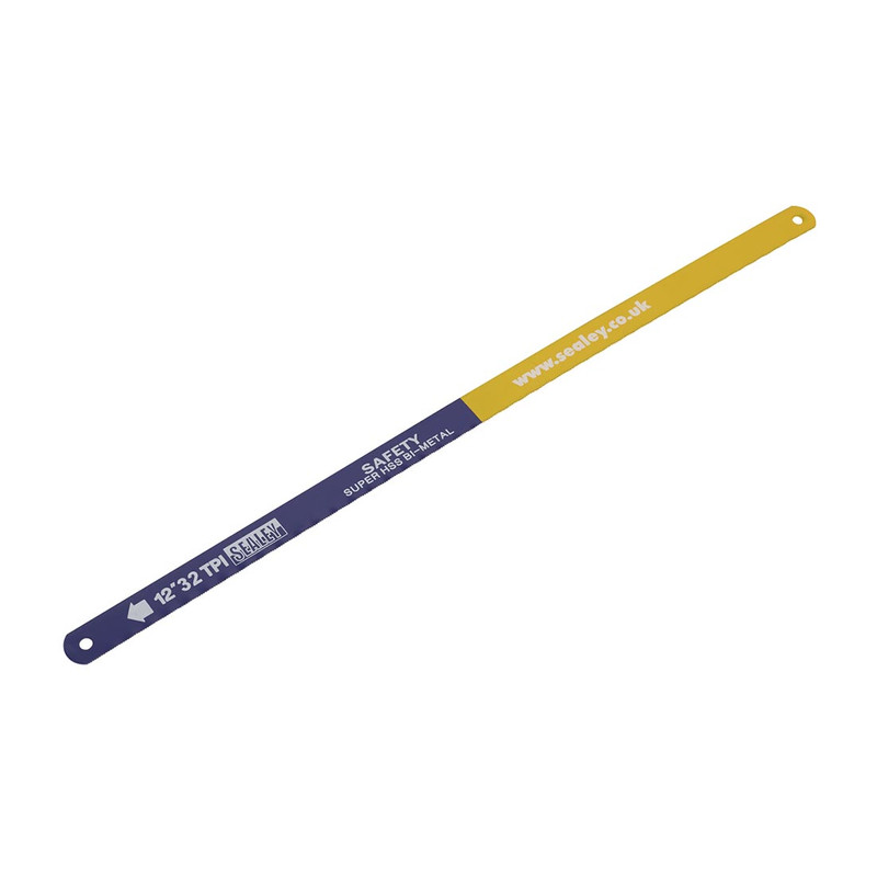 Sealey HSB0232 HSS Bi-Metal Hacksaw Blade 32tpi 300mm (2 Pack)
