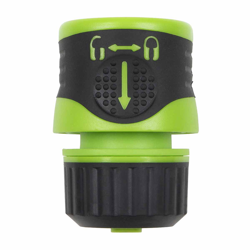 Sealey JS3051 Soft-Touch Hose Connector With Water Stop & Lock 1/2"-5/8"