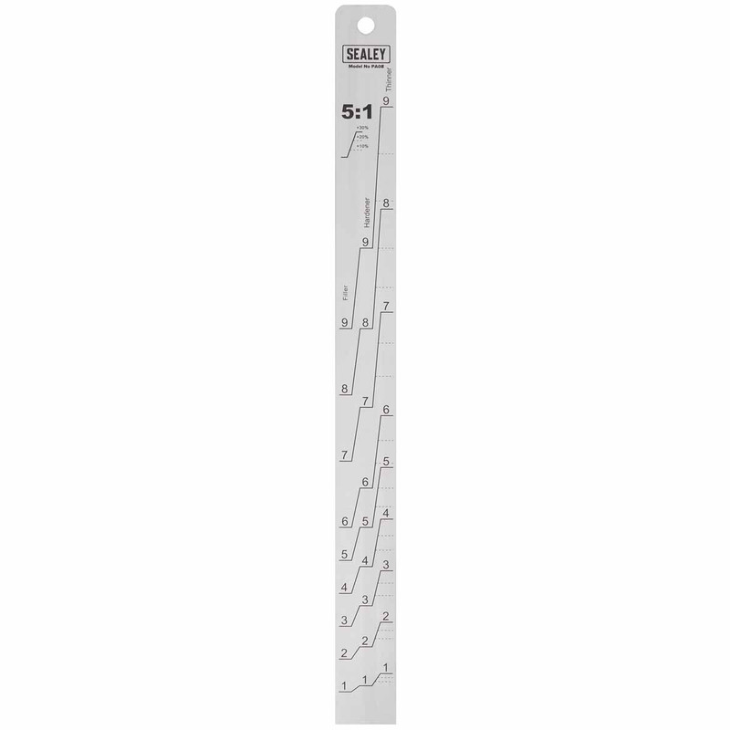 Sealey PA08 Aluminium Paint Measuring Stick 5:1/5:3