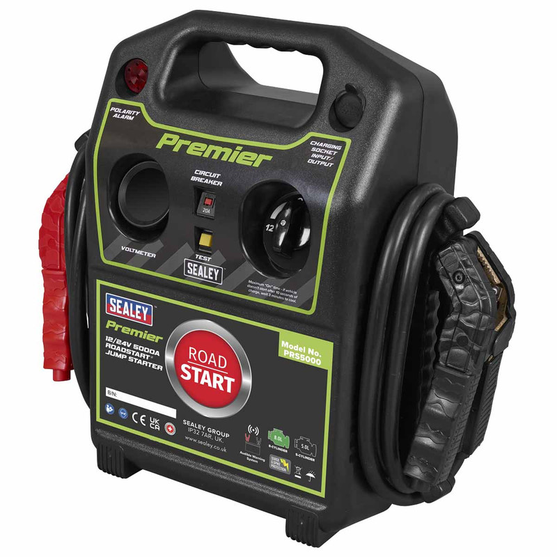 Sealey PRS5000 12/24V Premier RoadStart® Jump Starter 5000A