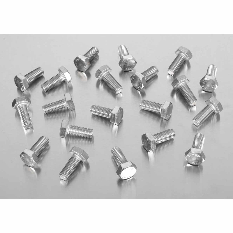 Sealey S1025 Stainless Steel Hex Head Set Screw DIN 933 - M10 X 25 A2 (25 Pack)