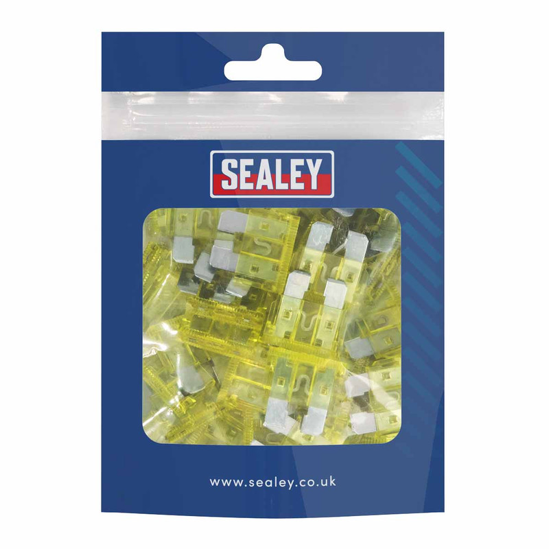 Sealey SBF2050 Automotive Standard Blade Fuse 20A (50 Pack)