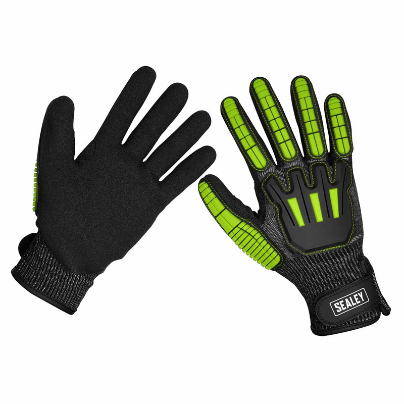 Sealey SSP39L Cut & Impact Resistant Gloves, Large (Pair)
